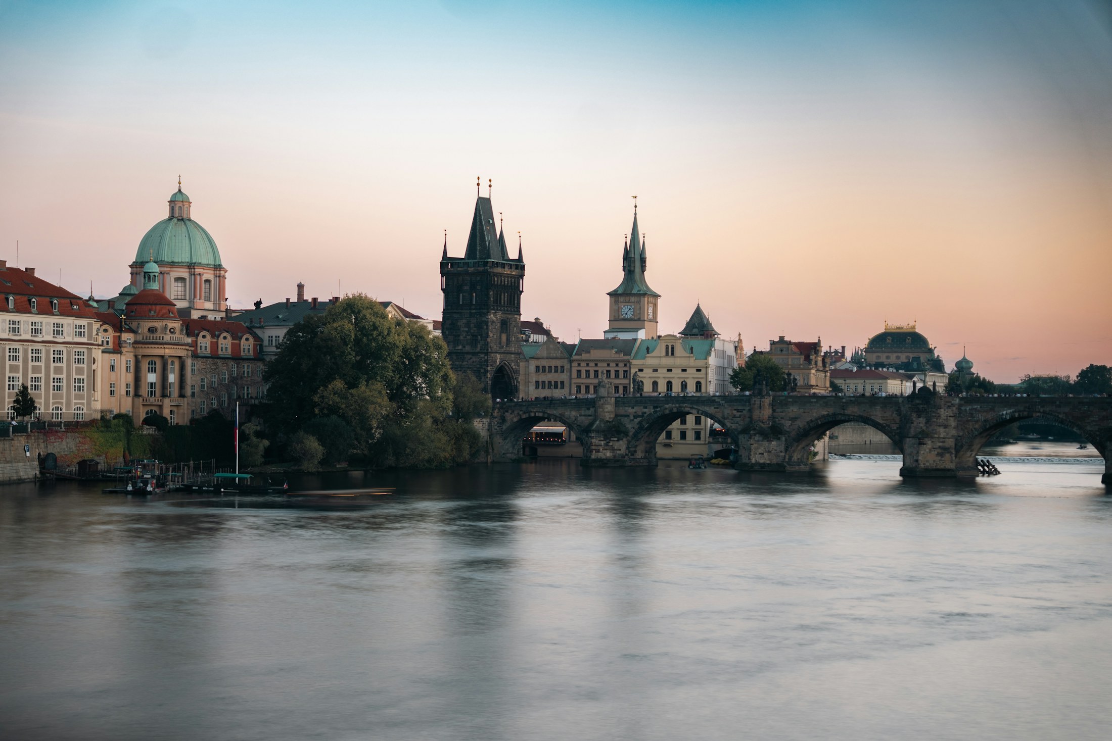 Praha photo placeholder for river